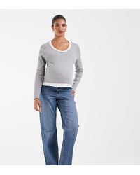 ASOS - Asos Design Maternity Comfort Stretch Straight Leg Jeans - Lyst