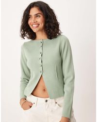 ASOS - Knitted Cinched Cardigan - Lyst