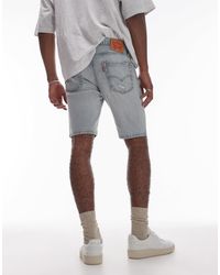 Levi's - 405 - short classique en jean effet usé - délavage clair - Lyst