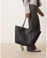 Gina Tricot - Faux Leather Oversized Tote Bag - Lyst