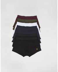 Brave Soul - Pack Of 7 Boxers With Embroidery Detail - Lyst