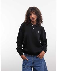 Polo Ralph Lauren - Icon Logo Collared Rugby Sweatshirt - Lyst