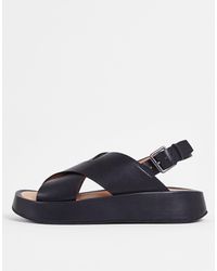 Madewell - Leather Strap Sandals - Lyst