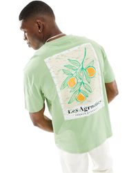 Another Influence - T-shirt coupe carrée à imprimé les agrumes - Lyst