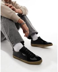 AllSaints - – jaimee – leder-sneaker - Lyst