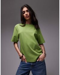 TOPSHOP - Premium Basic Short Sleeve Tee - Lyst