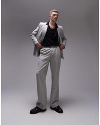 TOPMAN - – hochwertige anzughose aus wollmix - Lyst