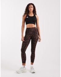 adidas Originals - Optime Power Leopard 7/8 Leggings - Lyst