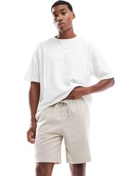 JJ Rebel - Short en lin avec cordon - Lyst