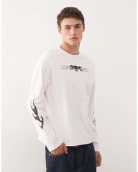 Weekday - – great – kastiges, langärmliges t-shirt - Lyst