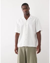 SELECTED - 100% Cotton Short Sleeve Shirt - Lyst