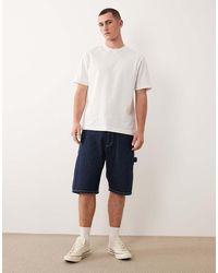 Jack & Jones - Alex baggy Carpenter Denim Shorts - Lyst