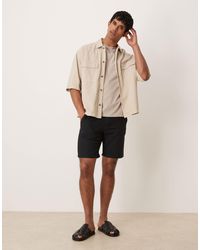 SELECTED - Short en lin mélangé - Lyst