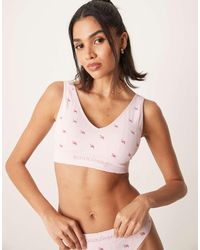 Boux Avenue - Rose Printed Bralette - Lyst