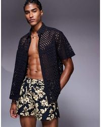 ASOS - Short Length Swim Shorts - Lyst