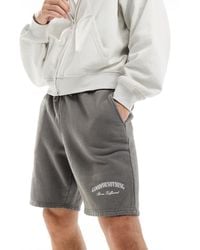 Good For Nothing - Logo Print Jersey Shorts - Lyst
