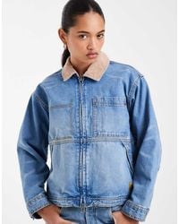 Vans - Nicola Cropped Chore Denim Jack - Lyst