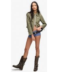 Bench x Superdry & Co - Double Zip Collar Ripstop Jacket - Lyst