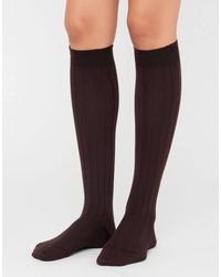 Calzedonia - Ribbed Long Socks - Lyst