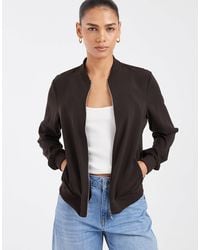 Vero Moda - Lightweight Zip Front Bomber Jacket - Lyst