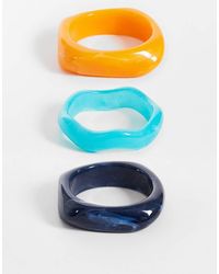ASOS - Pack Of 3 Resin Bangles - Lyst