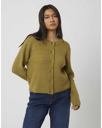 Brave Soul - Long Sleeve Fisherman Knit Cardigan - Lyst