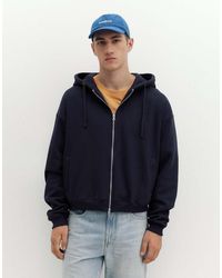 Pull&Bear - Hoodie With Zipper - Lyst