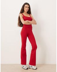 Hollister - Gilly Hicks V Waist Flare Trousers Co-ord - Lyst