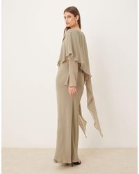 rotate floral maxi dress Rotate Women's Jacquard Bell Maxi Dress