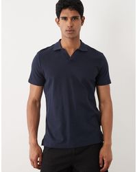 Blend - Polo classique en maille texturée avec col à revers - Lyst
