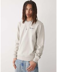 Champion - Sweatshirt Met Ronde Hals - Lyst