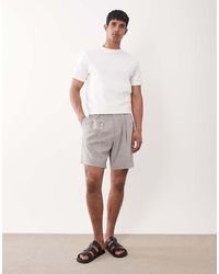 ASOS - Tailored Pleated Wide Shorts - Lyst