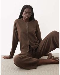 JJ Rebel - Long Sleeved Knitted Cardigan Co-Ord - Lyst
