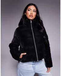 Barbour - Hudson Velvet Touch Puffer Jacket - Lyst