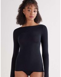 Intimissimi - Boat-Neck Ultralight Cotton Top - Lyst