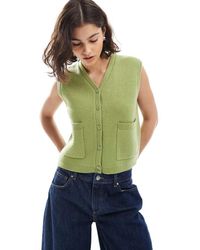 ASOS - Boxy Structured Vest - Lyst