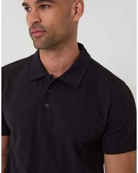 Threadbare - Textured Cotton Polo Shirt - Lyst