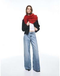 Pull&Bear - Jeans Met Wijde Pijpen En Lage Taille - Lyst