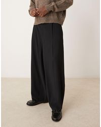 ASOS - Smart Extreme Tapered Trousers With Front Pleats - Lyst
