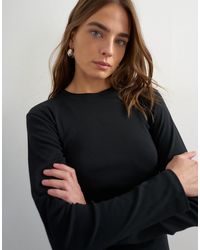 TOPSHOP - – langärmliges basic-t-shirt - Lyst