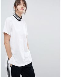 Lyst adidas originali originali adicolor t - shirt con palangari Lyst adidas originali originali adicolor t - shirt con palangari