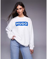 HUGO - Classic Crew Sweats - Lyst