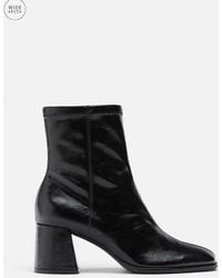 Stradivarius - Wide Fit. Basic Mid-heel Ankle Boots - Lyst