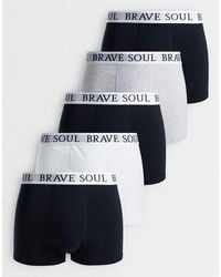 Brave Soul - 5 Pack Boxers - Lyst