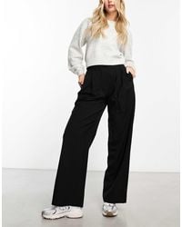 ASOS - Hourglass Tailored Wide Leg Pants With Pleat Detail - Lyst