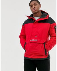 Challenger Pullover Jacket In Red Challenger Pullover Jacket In Red