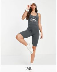 Noisy May - Exclusive Collegiate Unitard Playsuit - Lyst