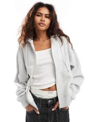 Collusion - Zip Through Boxy Hoodie - Lyst