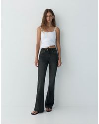 Pull&Bear - Bootcut Jeans Met Lage Taille - Lyst
