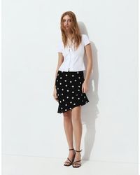 Pull&Bear - Minirok Met Stippen - Lyst